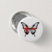 Engeland Swallowtail Vlinder Vlag Sticker Ronde Button 3,2 Cm (Voorkant /achterkant)