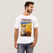 Engeland Swanage sebe Advert T-shirt (Voorkant volledig)