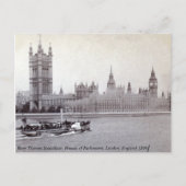  Engeland, Thames London Steamboot Briefkaart (Voorkant)