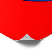 Engeland Three Lions Shirt Badge Poster (Hoek)