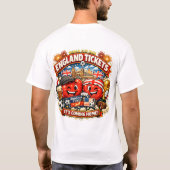 Engeland Tickets 2026 T-shirt (Achterkant)