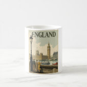  Engeland Travel Poster - Retro Londen Koffiemok (Center)