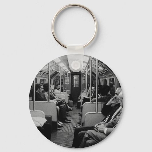 Engeland, trein in de trein Sleutelhanger (Voorkant)