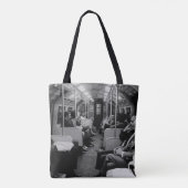 Engeland, trein in de trein Tote Bag (Achterkant)