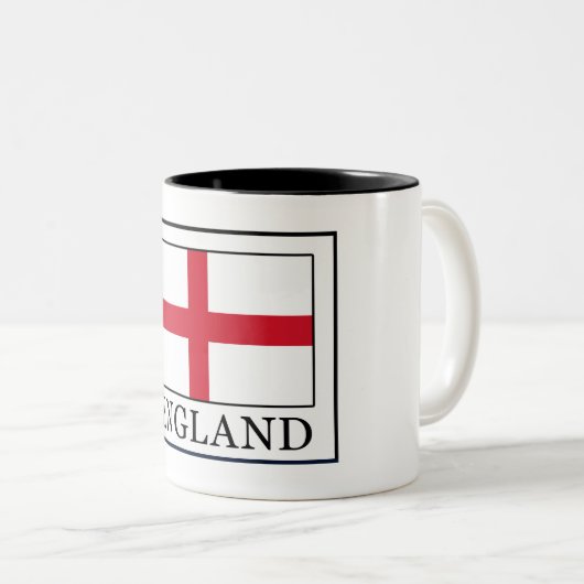 Engeland Tweekleurige Koffiemok (Voorkant rechts)