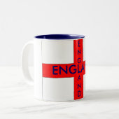engeland, tweekleurige koffiemok (Voorkant links)