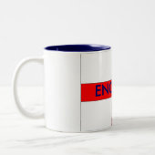 engeland, tweekleurige koffiemok (Links)