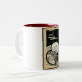 Engeland... Tweekleurige Koffiemok (Voorkant links)