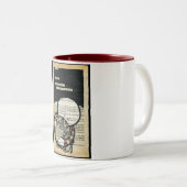 Engeland... Tweekleurige Koffiemok (Voorkant rechts)