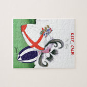 engeland v scoland rugby - ballen van tony fernand legpuzzel (Horizontaal)