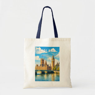 Engeland Verenigd Koninkrijk Illustratie Reizen Ku Tote Bag