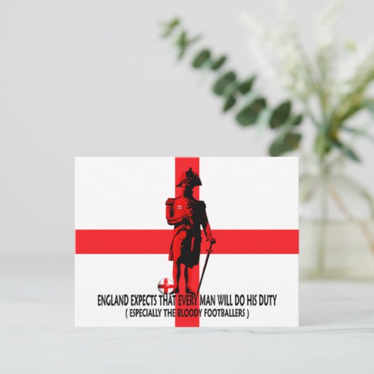 Engeland verwacht dat elk man zijn plicht zal verv briefkaart (Staand voorkant)