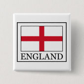 Engeland Vierkante Button 5,1 Cm (Voorkant)