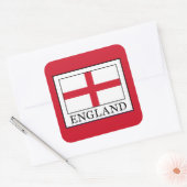 Engeland Vierkante Sticker (Envelop)