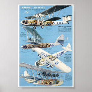 Engeland Vintage Reisposter Gerestaureerd Poster