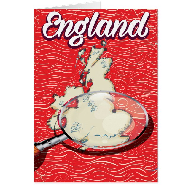 Engeland vintage stijl reisposter (Voorkant)