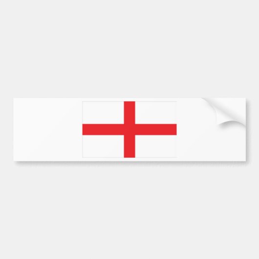 Engeland-vlag Bumpersticker (Voorkant)