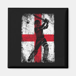 Engeland Vlag Cricket Jersey Fan Speler Coach  Magneet