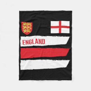 Engeland Vlag Engelse Voetbal Fan Mannen Vrouwen K Fleece Deken