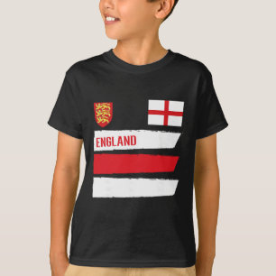 Engeland Vlag Engelse Voetbal Fan Mannen Vrouwen K T-shirt