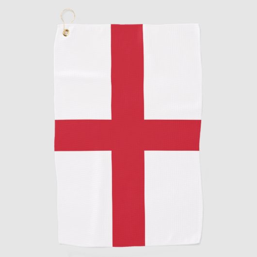 Engeland Vlag Gent Golfhanddoek (Voorkant)