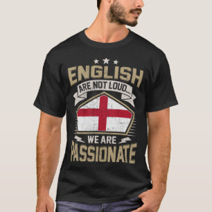 Engeland Vlag Gepassioneerd Engels Meisjes & Vrouw T-shirt