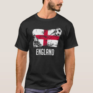Engeland Vlag Jersey Engeland Voetbalteam Engeland T-shirt