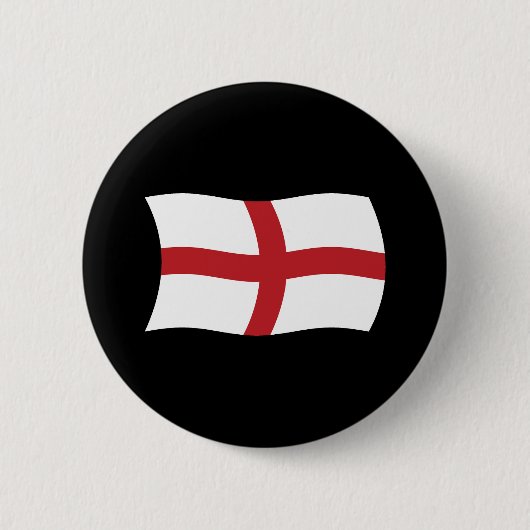 Engeland Vlag Knop Ronde Button 5,7 Cm (Voorkant)