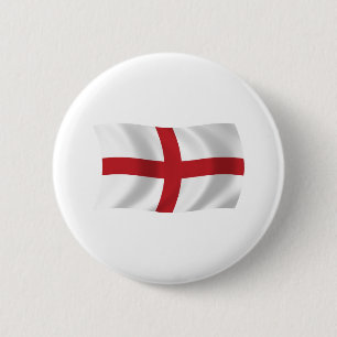 Engeland Vlag Knop Ronde Button 5,7 Cm