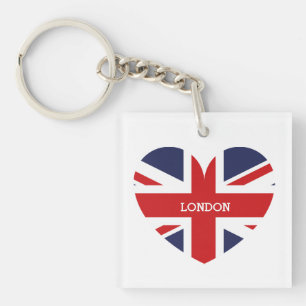 Engeland Vlag Londen Sleutelhanger