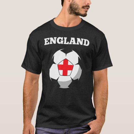 Engeland Vlag Noodlijdend Engeland Retro Flag T-shirt (Voorkant)