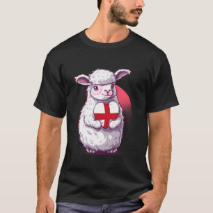 Engeland Vlag Schaap Hart Engeland Wortels Engelan T-shirt