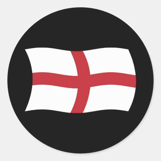 Engeland Vlag Sticker (Voorkant)