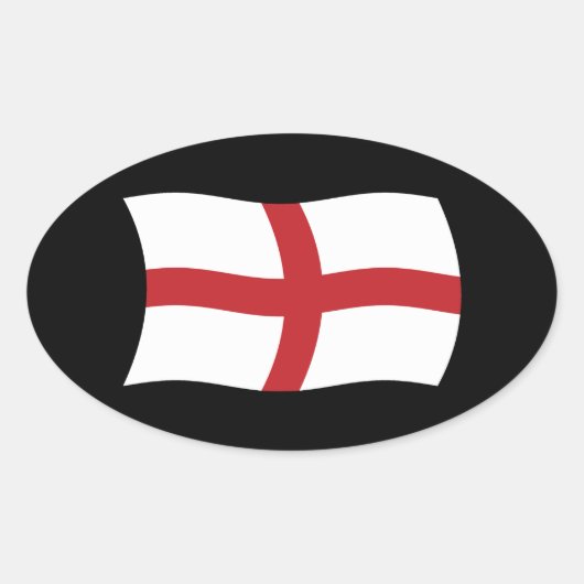 Engeland Vlag Sticker (Voorkant)