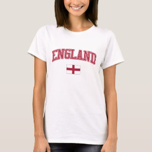 Engeland + vlag t-shirt