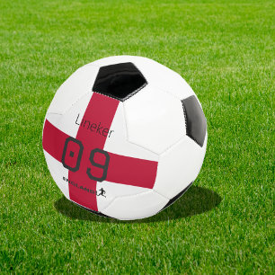 Engeland Vlag trots Aangepaste naam nummer voetbal