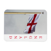 Engeland vlag up close koelkast magneet (Horizontaal)