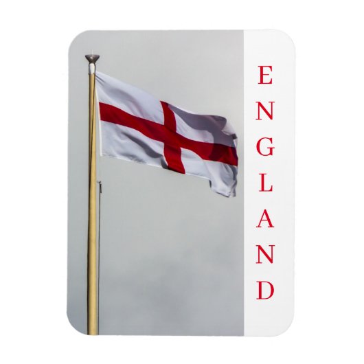 Engeland vlag up close koelkast magneet (Verticaal)
