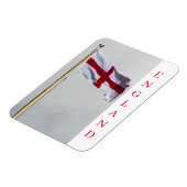 Engeland vlag up close koelkast magneet (Linkerzijde)