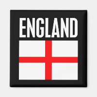 Engeland Vlag Zwart