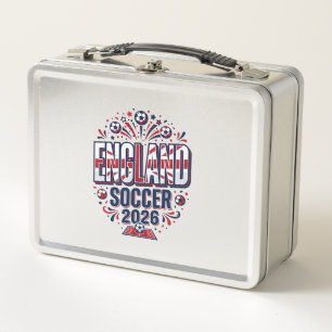 Engeland Voetbal 2026 Voetbal Vet Land Typografie
