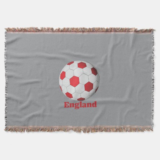 Engeland Voetbal Deken (Voorkant)
