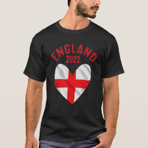 Engeland Voetbal Engeland Football 2022 Vlag Liefd T-shirt
