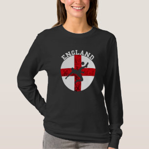 Engeland Voetbal Engelse Vlag Engelse Voetbalploeg T-shirt