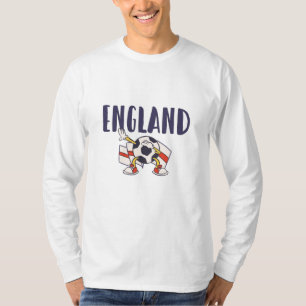 Engeland Voetbal Fan T-shirt Engelse Vlag
