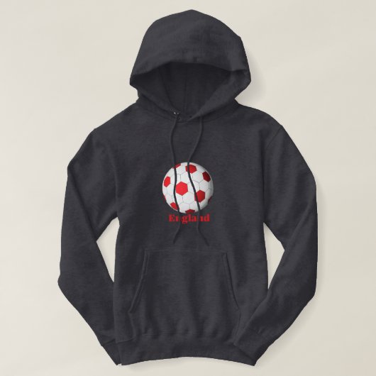 Engeland Voetbal Hoodie (Design voorkant)