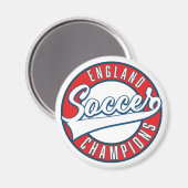 Engeland Voetbal Kampioenen logo Magneet (Voorkant / Achterkant)