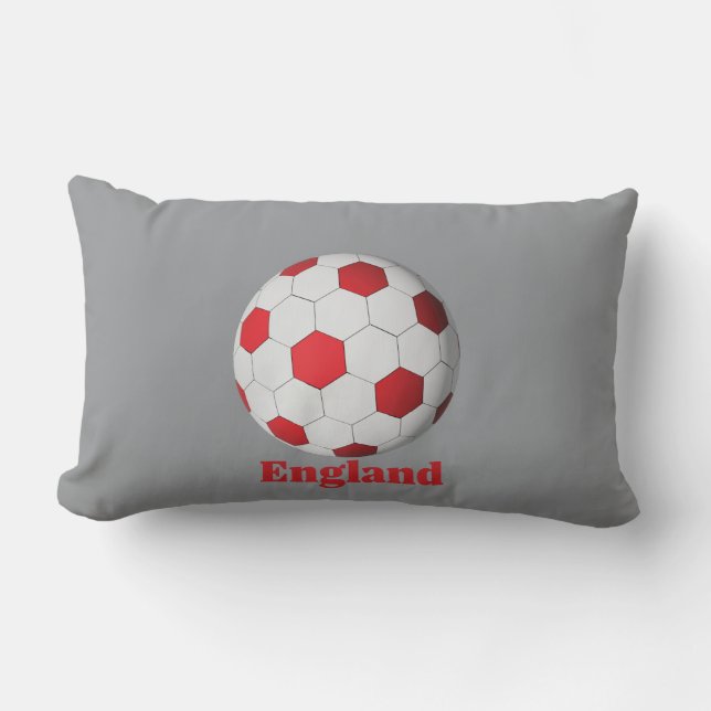 Engeland Voetbal Kussen (Voorkant)
