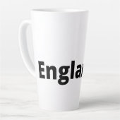 Engeland voetbal latte mok (Linkerhoek)