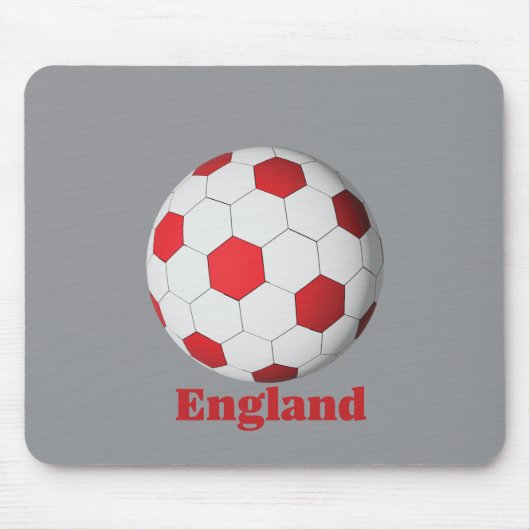 Engeland Voetbal Muismat (Voorkant)